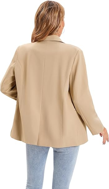 Sacou crem scurt, elegant cu maneci 3/4 si buzunare XS [5]