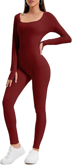 Salopeta rosie, elastica pentru femei, ideala pentru sport  S [3]