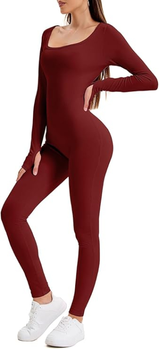 Salopeta rosie, elastica pentru femei, ideala pentru sport  S [4]