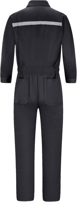 Salopeta completa de munca, mijoc elastic, buzunare, banda reflectorizanta, M [2]