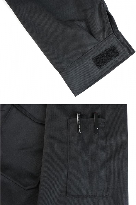 Salopeta completa de munca, mijoc elastic, buzunare, banda reflectorizanta, M [4]