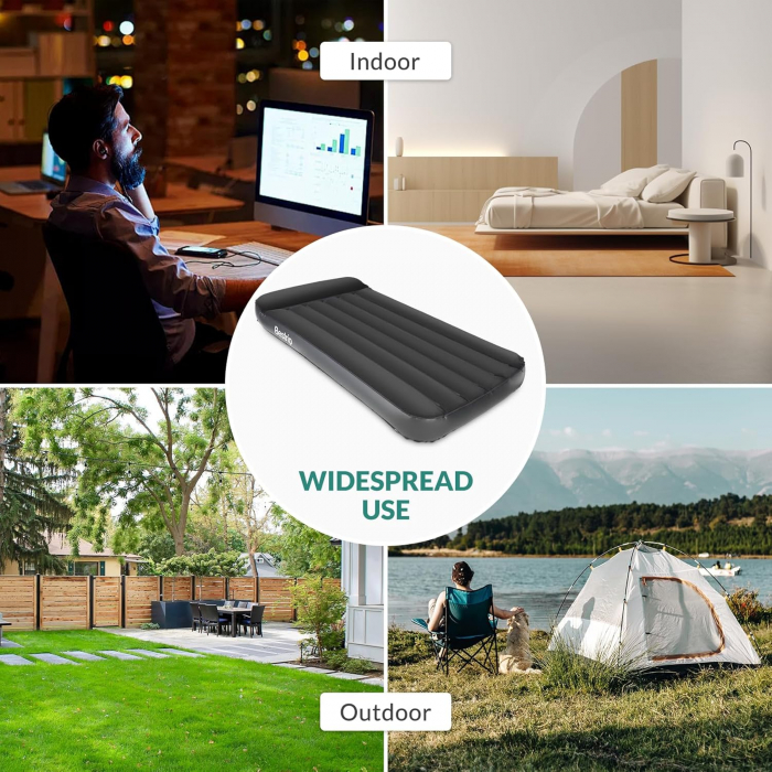 Saltea gonflabila cu pompa 190x99x56 cm [2]