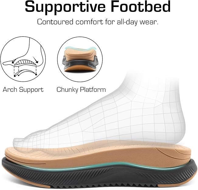 Sandale de vara ortopedice, usore, confortabile, negre/maro 41.5 [3]