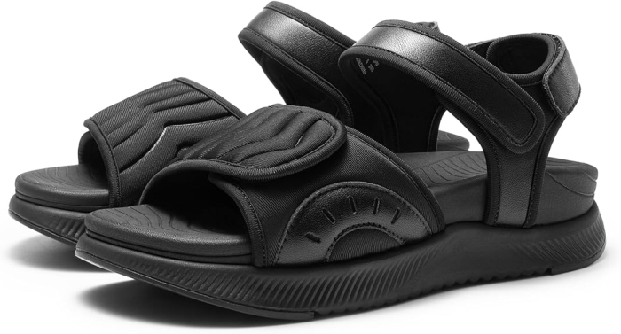 Sandale de vara ortopedice, usore, confortabile, negre 40.5 [6]