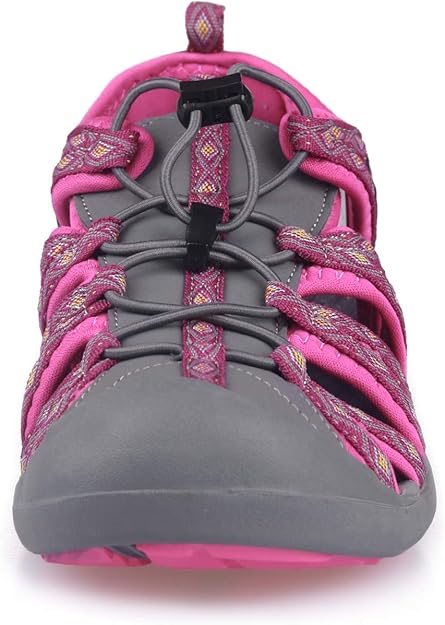 Sandale lejere de drumetii si aer liber pentru femei, gri-roz, marimea 36 [3]