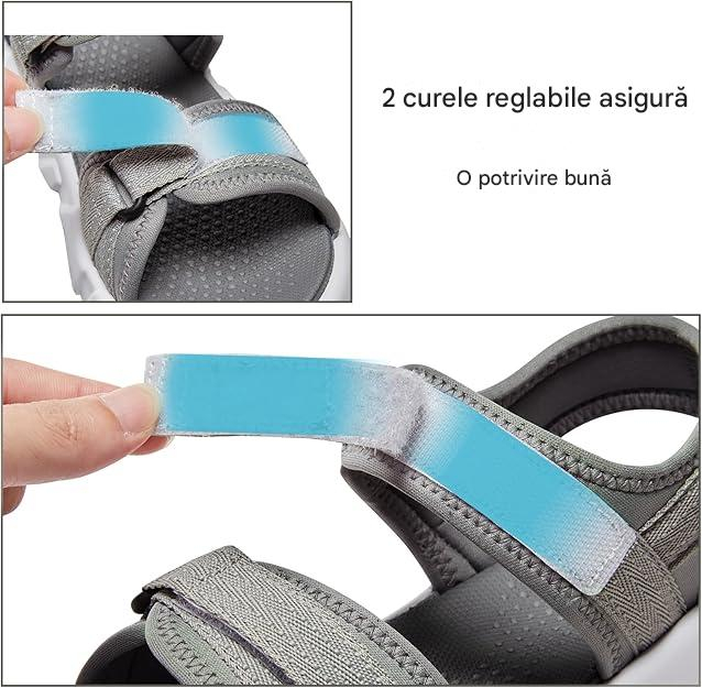 Sandale lejere de drumetii si aer liber pentru femei, gri marimea 36 [4]