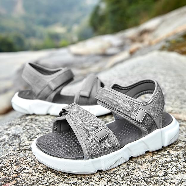 Sandale lejere de drumetii si aer liber pentru femei, gri marimea 36 [7]
