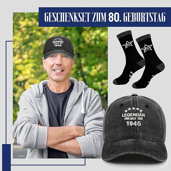 Set sapca reglabila 54-62 cm pentru barbati cu o pereche de sosete 39-43 [5]