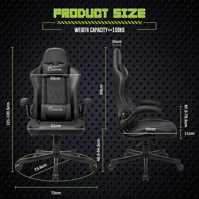 Scaun ergonomic pentru birou, cotiere reglabile, inaltime ajustabila, ideal gamming- RESIGILAT [3]