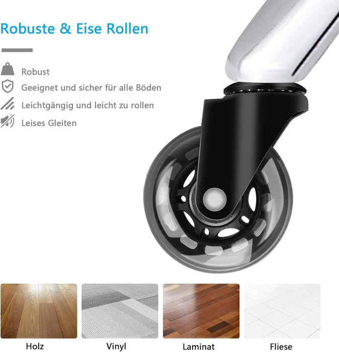 Scaun negru rotund ajustabil pe inaltime 50-62 cm; pentru max. 180kg, cu suport de picioare [5]