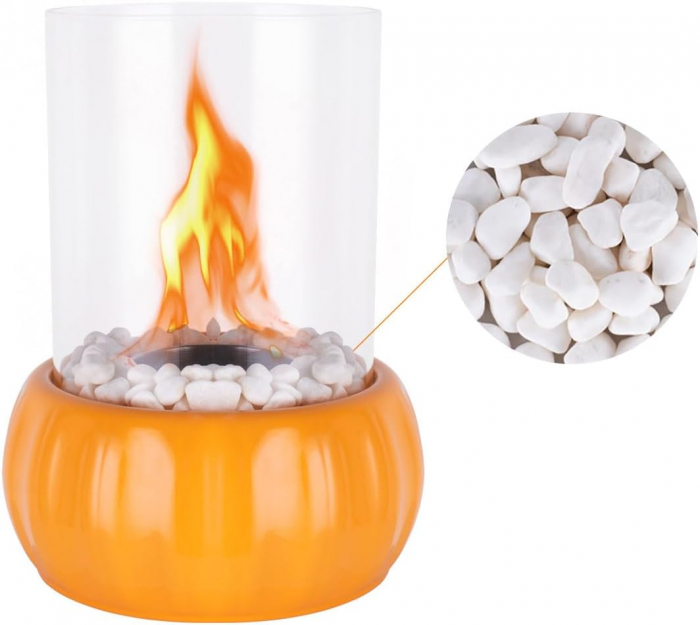 Semineu decorativ de masa cu bio-etanol, fara gaze si fara fum [9]