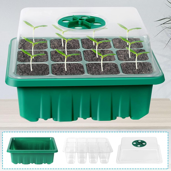 Minisera 6 tavite germinare rasaduri cu 72 celule [2]