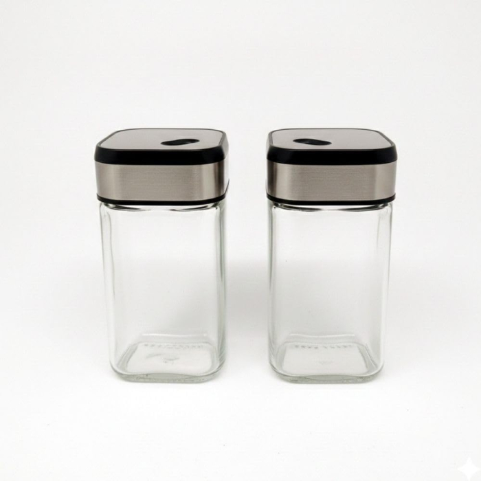 Set 24 de sticle de condimente pentru bucătărie, capac etans rotibil, 120 ml [3]