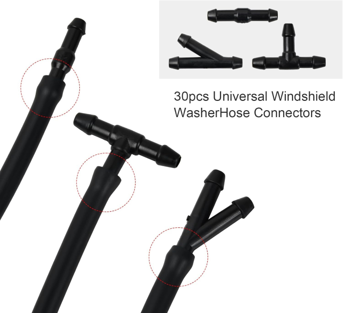 Set 5 m furtun si conectori pentru instalatii spalat parbriz sau irigatii [8]