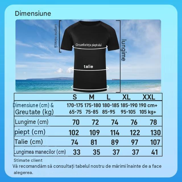 Set 5 tricouri sport respirabile pentru barbati,  Negru/Gri/Bleumarin/Alb/negru L [4]