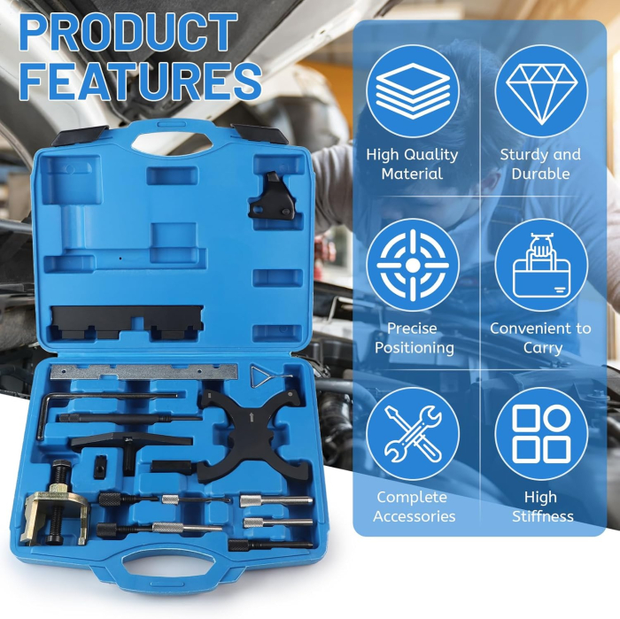 Set cale distributie compatibil cu Ford Mazda 1.4 1.8 2.0 Di/TDDTI/TDDi Eco-Boost 1.6 Ti-VCT 1.5/1.6 2.0 TDCi Bisenya [4]