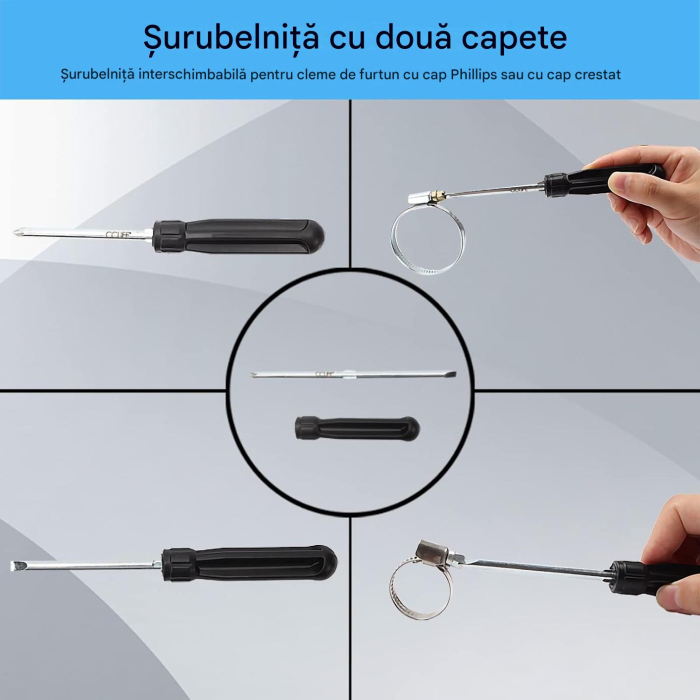 Set de clești pentru cleme de furtun 9 piese pentru utilizare auto [5]
