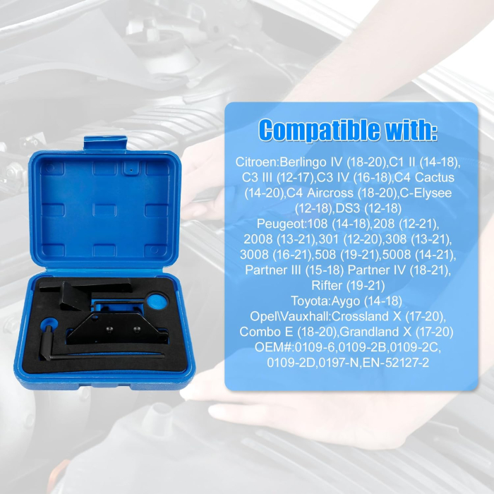 Set cale distributie Peugeot Citroen Opel 1.2, OEM: 0109-2BJ-0109-20109-2CJ-0109-2D [5]