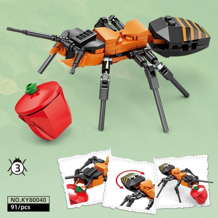 Set de constructie a unei miniinsecte cu 91 elemente pentru copii 3+ ani [3]