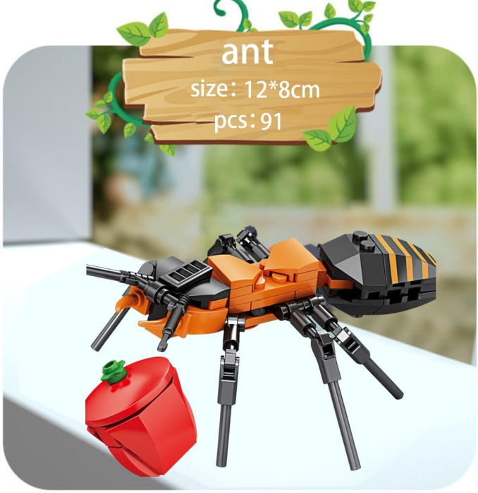 Set de constructie a unei miniinsecte cu 91 elemente pentru copii 3+ ani [2]