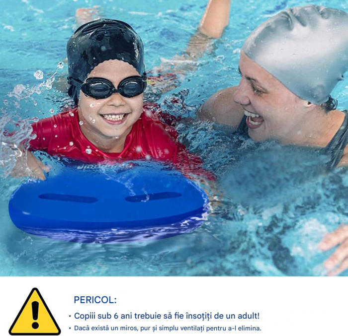 Placa albastra de inot pentru incepatori si copii, recomandata 15-45 kg [6]