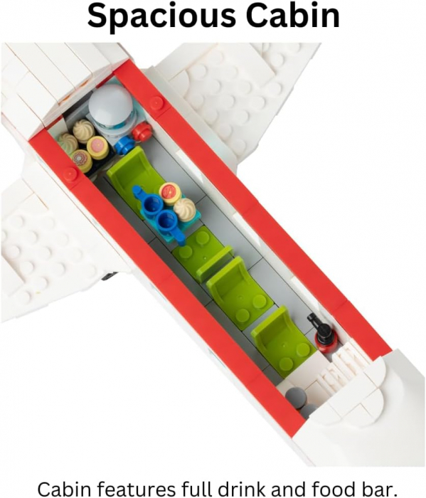 Seturi de blocuri de construcție pentru avion cu 633 piese [3]