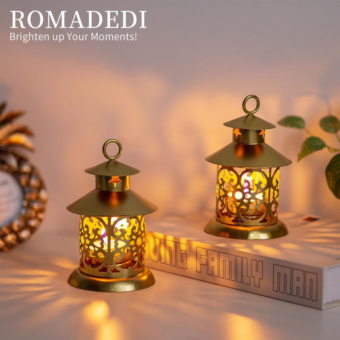 Sfesnice/suporti metalici lumanari in stil rustic, set 6 bucati [2]