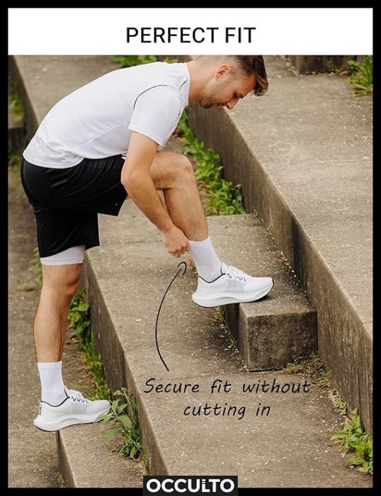 Sosete sport termice unisex, set 4 perechi, 2 negre, 1 bleu, 1 alba, marimea 39-43 [4]