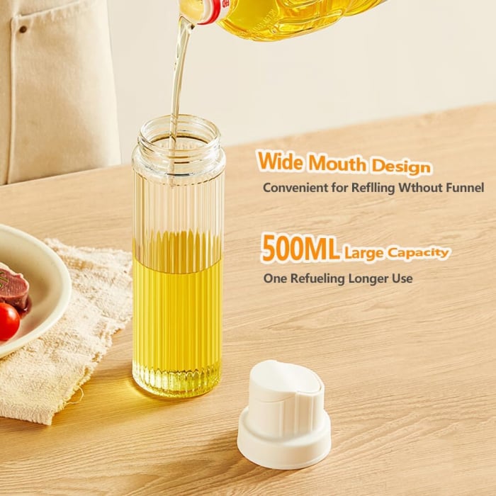 Sticla transparenta cu capac plastic balansabil pentru uleiuri 500 ml [4]