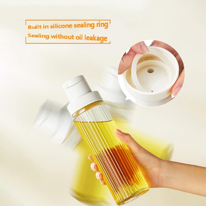 Sticla transparenta cu capac plastic balansabil pentru uleiuri 500 ml [3]