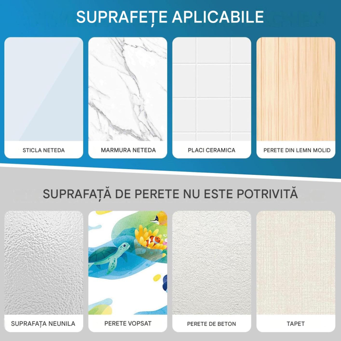 Suport negru pentru prosoape de baie, inox, montare fara gaurire, 40 cm [8]