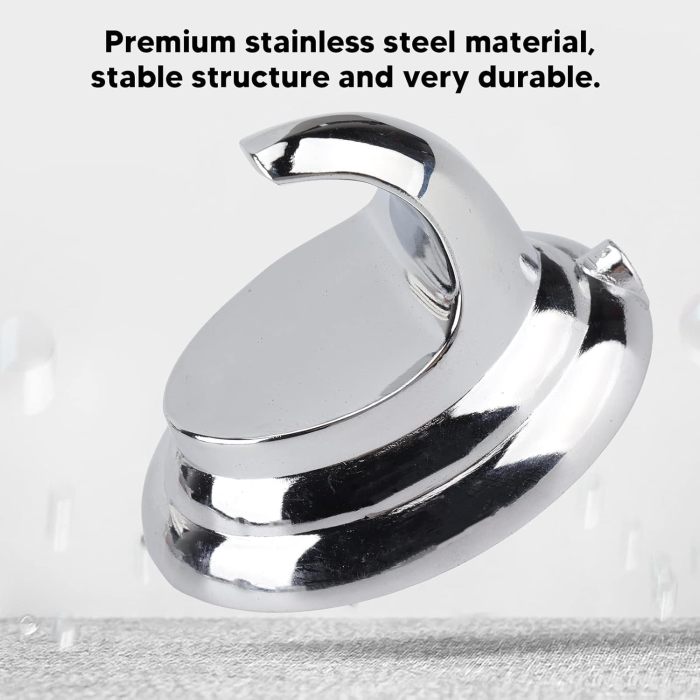 Set suporti pentru baie, simplu și original, fără bavuri, accesorii complete, instalare ușoară, 9 piese [4]