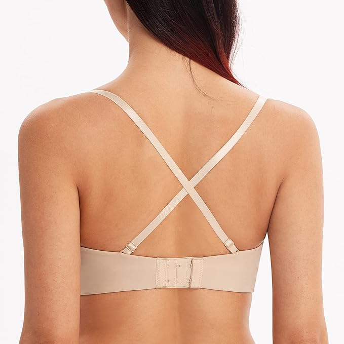 Sutien fara cusaturi elastic pentru compresie corporala, crem 90G [5]