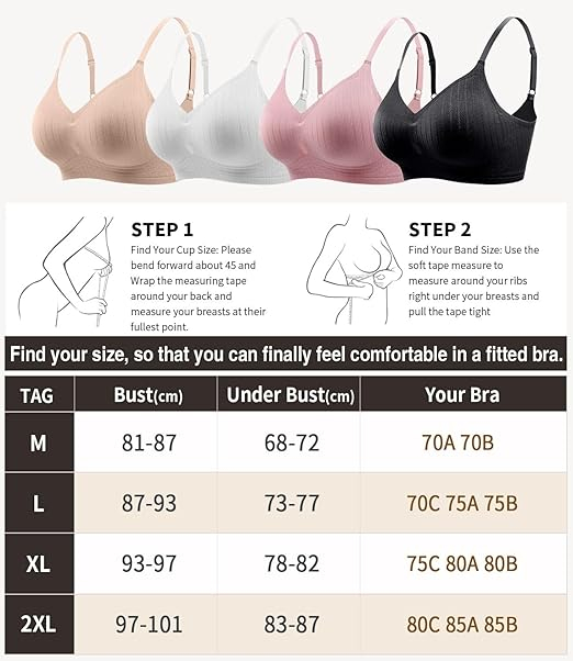 Sutien fara cusaturi elastic pentru compresie corporala, crem 2XL [7]