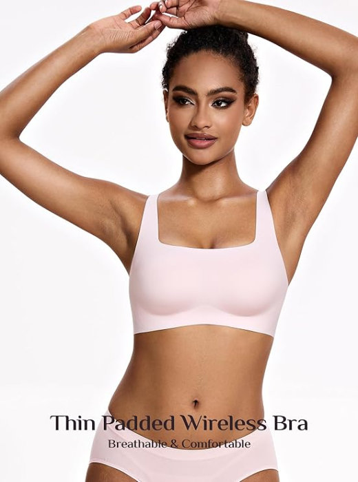 Sutien Push-Up fara cusaturi, captusit, Roz 2XL [5]