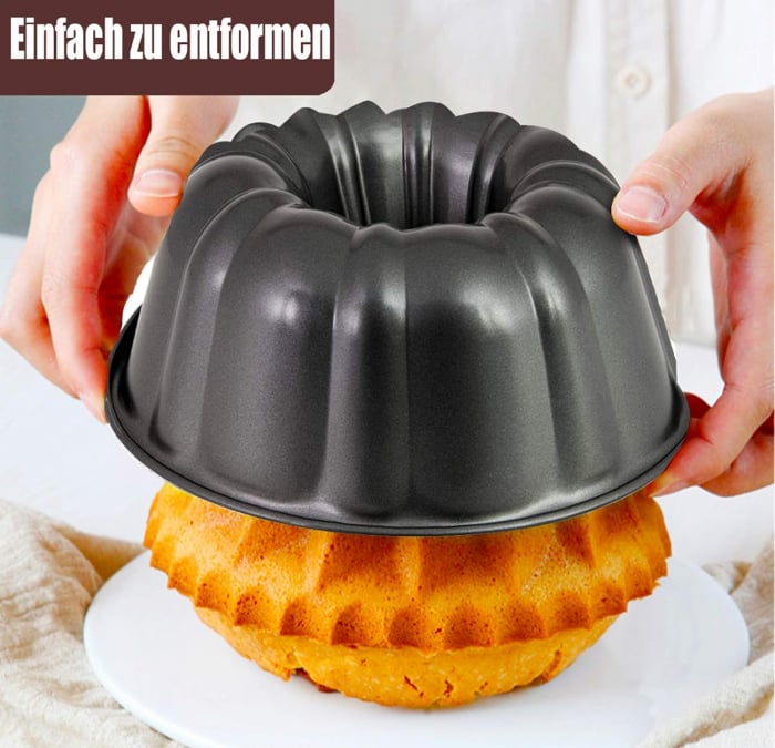 Tava 25cm, rotunda din otel carbon, invelis antiaderent, margine foarte inalta, distributie uniforma a caldurii, neagra [3]