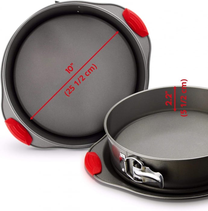 Tava neaderenta pentru coacere, cu margine detasabila, diametru 25 cm [3]