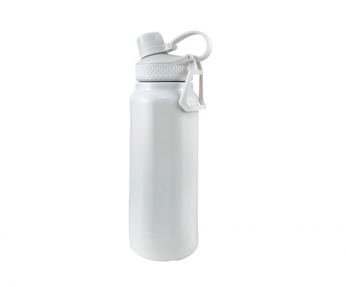 Sticla termica alba cu suport magnetic pentru telefon, 950 ml [1]