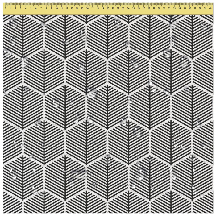 Tesatura impermeabila, material pentru tapiterie de exterior, 160x100 cm, pretabil fata de masa gradina, Fagure [1]