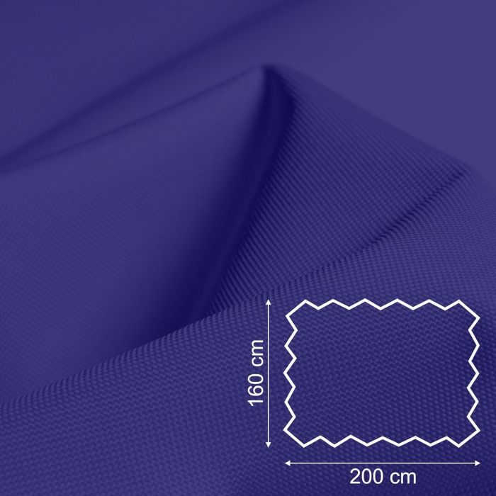 Tesatura impermeabila, material pentru tapiterie de exterior, 160x200 cm, pretabil fata de masa gradina,albastru inchis [2]