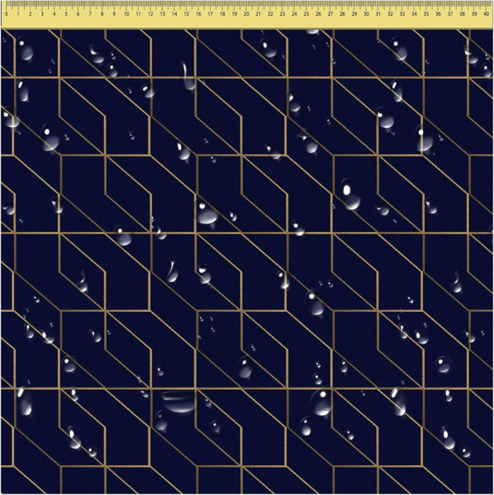 Tesatura impermeabila, material pentru tapiterie de exterior, 160x200 cm, pretabil fata de masa gradina, LUX AURIU [1]