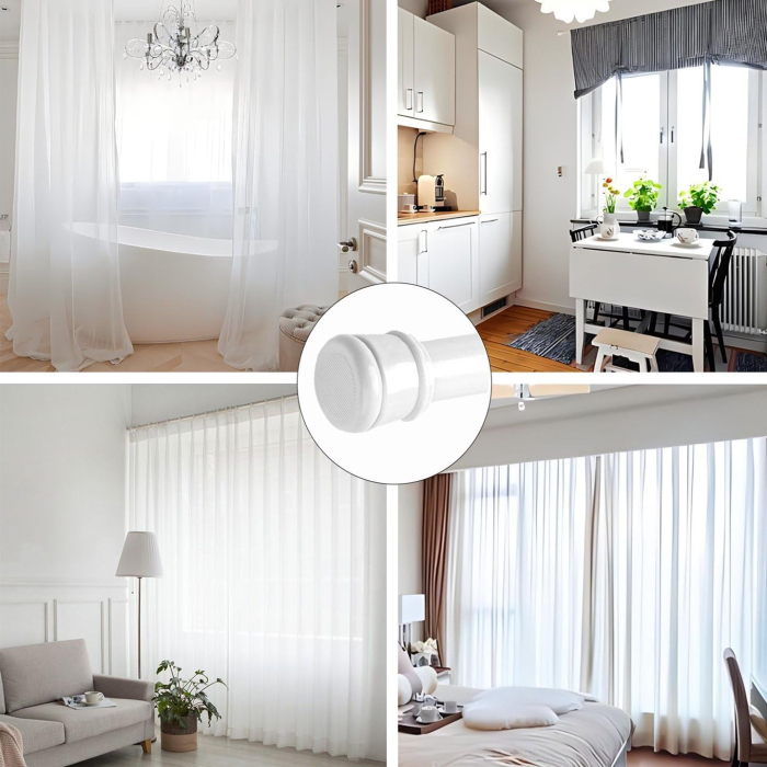 Tije telescopice, extensibile, set 2 bucati 67-85cm Argintii [7]