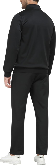 Trening negru pentru barbati,  pantaloni si bluza cu maneci lungi, 2XL [4]