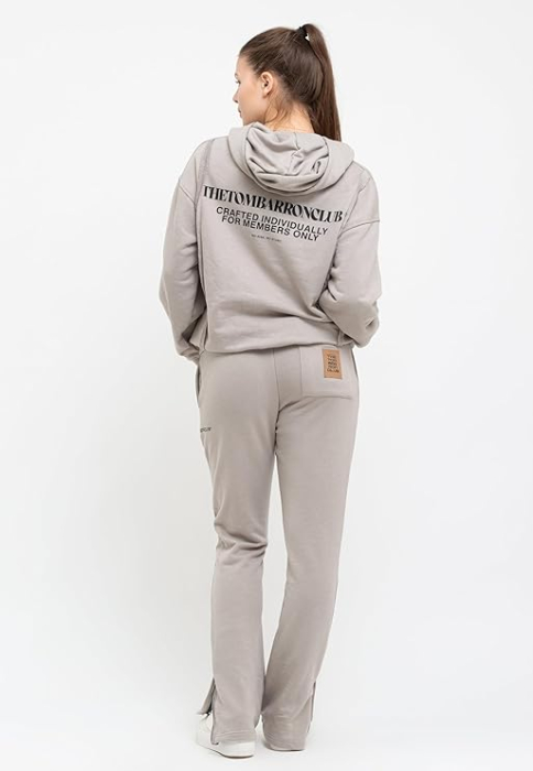 Trening crem pentru femei,  pantaloni si bluza cu maneci lungi, M [6]