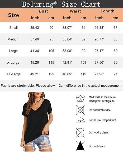 Tricou de vară pentru femei, negru S [4]