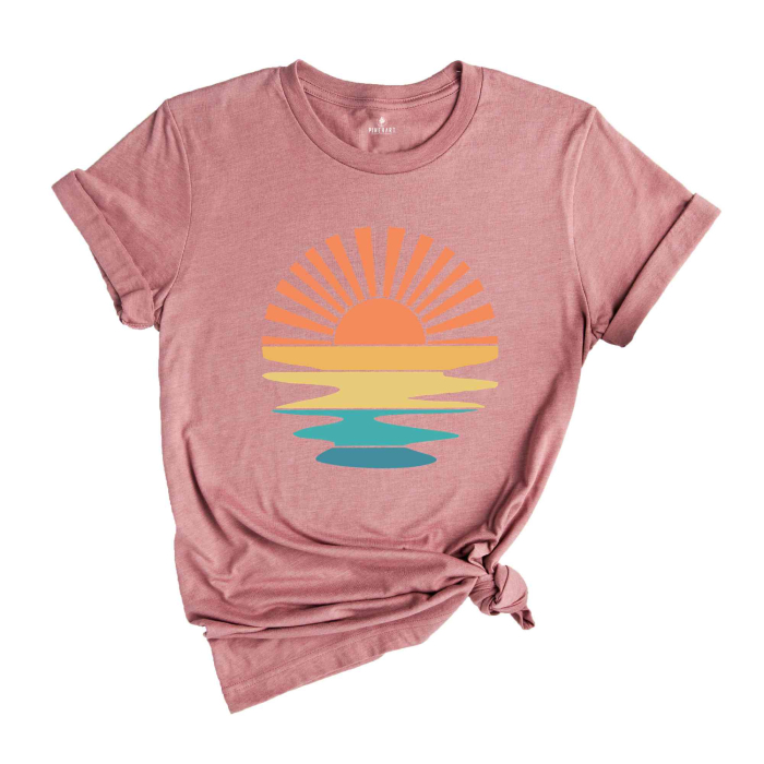 Tricou de vară pentru femei, cu maneca scurta,  roz L [3]