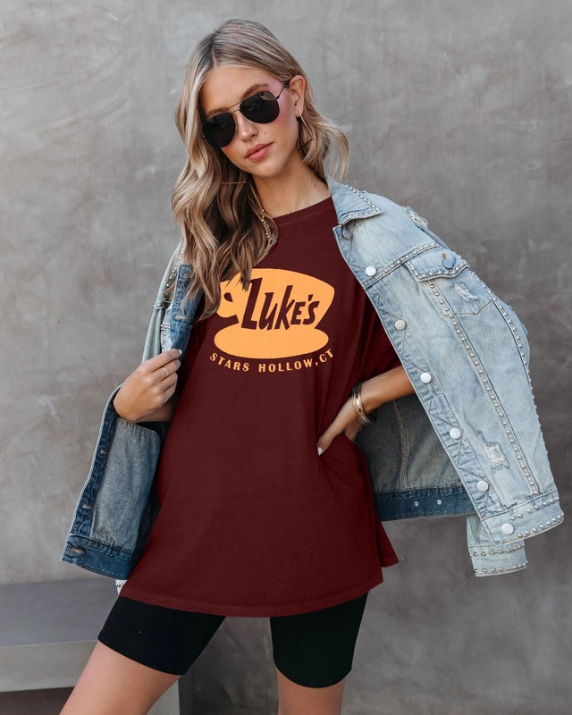 Tricou de vară pentru femei,  visiu cu imprimeu XL [2]