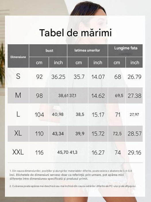 Tricou de vară pentru femei, imprimeu minimalist integral, simplu  negru L [3]