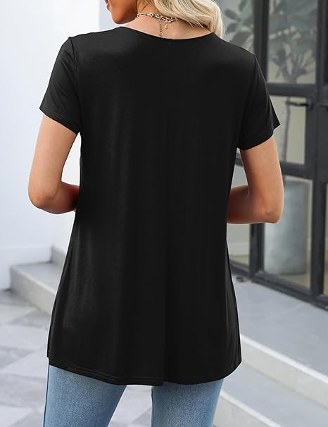 Tricou de vară pentru femei,  Negru M [4]