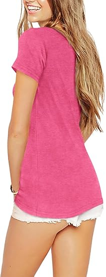 Tricou de vară pentru femei,  Roz S [2]